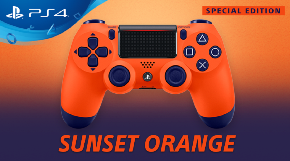 Dualshock 4 Sunset Orange