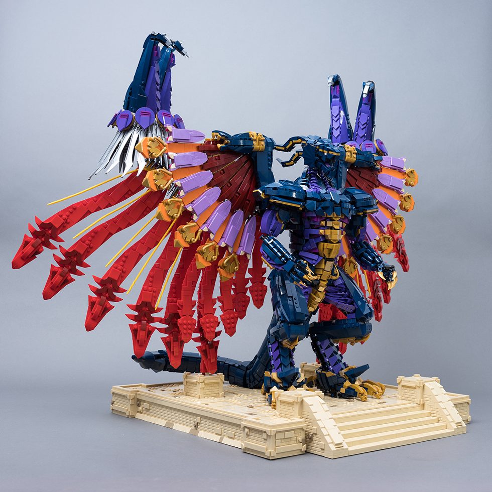 Estatua de Bahamut - LEGO