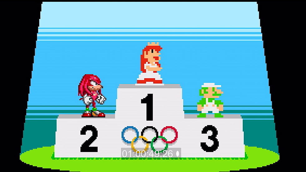 Mario Sonic Olympic 2D