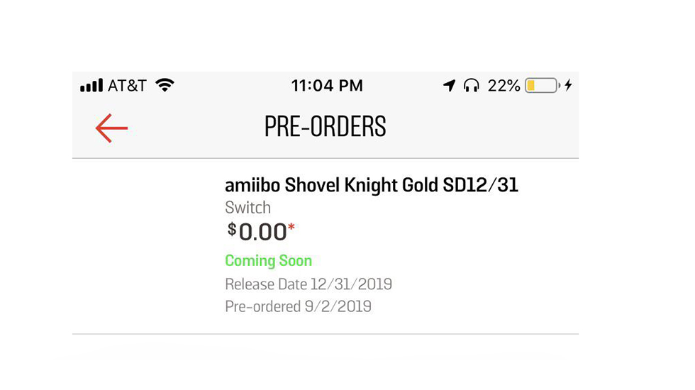 Nuevo Amiibo Shovel Knight