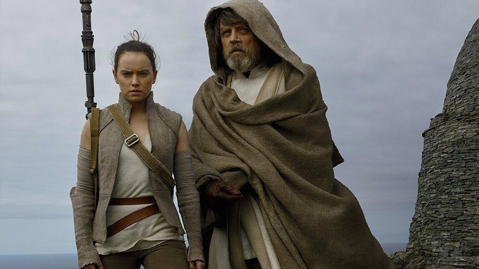 Star Wars Rey y Luke