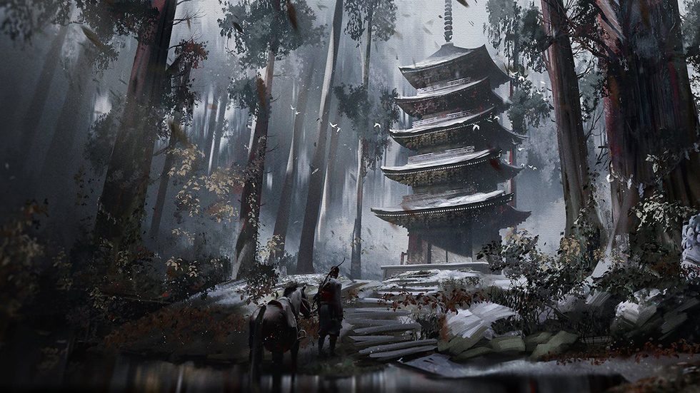 Arte Ghost of Tsushima libro