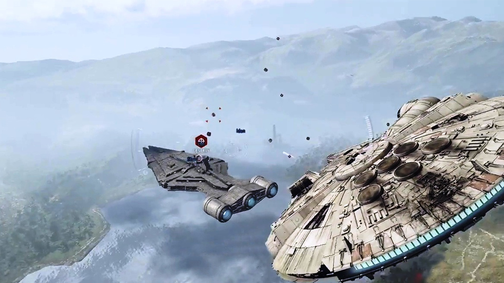 Star Wars Millenium Falcon Battlefront II